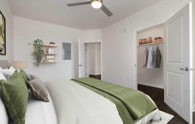Bedroom with Hard Surface Flooring