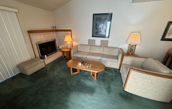 2BR Bedroom 2BA "Split Level Condo and is Furnished with Utilities... Available NOW -January