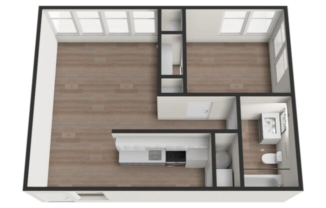 1 bed, 1 bath, 600 sqft, $1,365, Unit 22