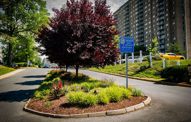 Heritage Park Apartments Entry Landscaping