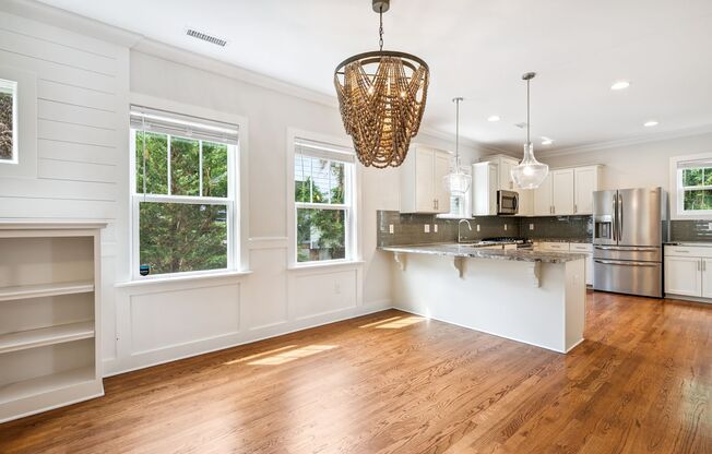 Available Now! Gorgeous Two-Story 4bd/3ba Craftsman Home in Durham's Lakewood Neighborhood!