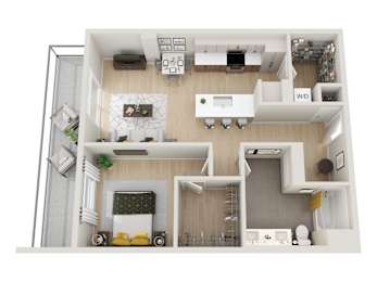 1 bed, 1 bath, 792 sqft, $2,190