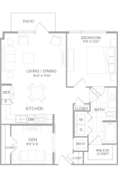 1 bed, 1 bath, 881 sqft, $1,450
