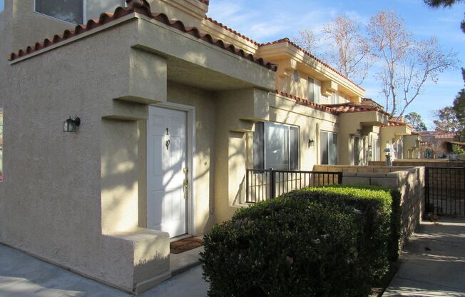 (APPLICATION PENDING) Townhouse in gated community near A.V. College with community Pool and Spa