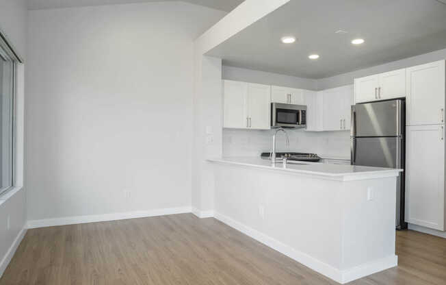 Kitchen with Stainless Steel Appliances