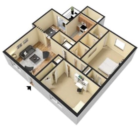 2 beds, 1.5 baths, 1,062 sqft, $1,150