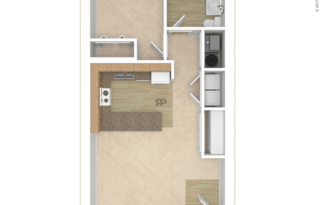 1 bed, 1 bath, 689 sqft, $1,138