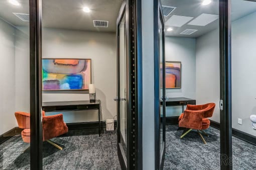 Main business center at SevenO2 Main Apartments, Salt Lake City