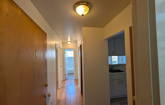 2 bedroom 1 Bath, lower unit, located between Allston Way and Addison St
