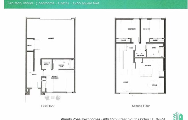 3 beds, 2 baths, 1,400 sqft, $1,895, Unit 3858