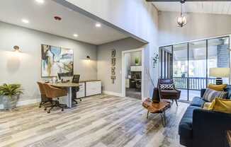 Duet Apartments in Lynnwood, Washington Clubhouse Lounge