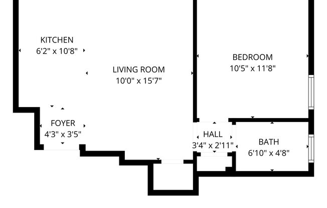1 bed, 1 bath, 600 sqft, $1,850, Unit 3800-501