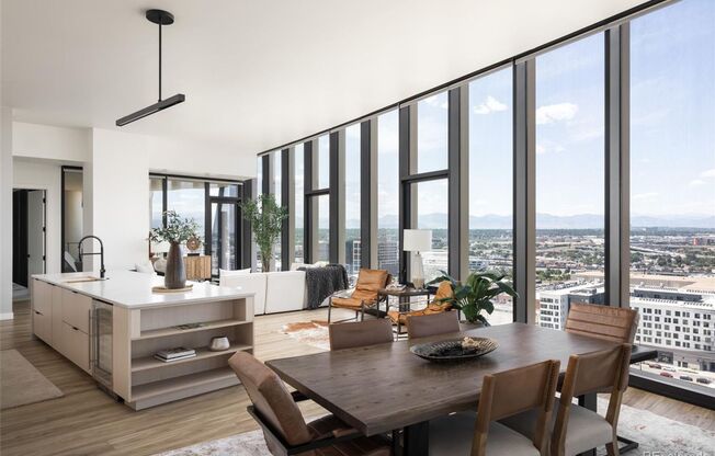 RiNo's Iconic 'One River North' Building --- 1 Bed / 1 Bath / Garage Parking