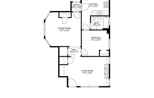 2 beds, 1 bath, 830 sqft, $1,185, Unit B