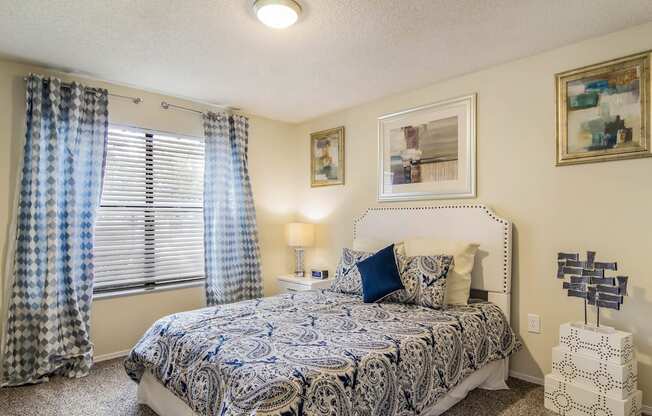 Bedroom at St. Johns Forest Apartments, Jacksonville, FL, 32277