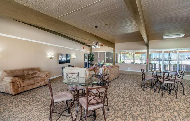 carpeted community room