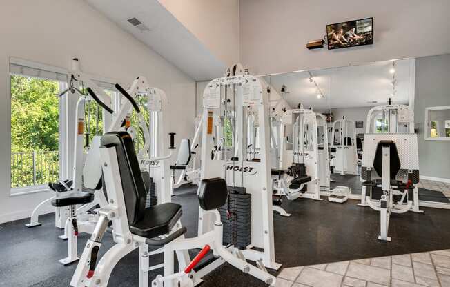 Strength Training Equipment At The Fitness Center