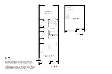 1 bed, 1 bath, 876 sqft, $1,999