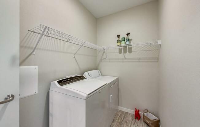 our apartments have a washer and dryer in home