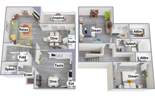 2 beds, 1.5 baths, 1,176 sqft, $1,399