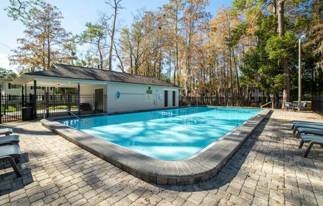 Square One Apartments in Gainesville, FL photo of sparkling swimming pool