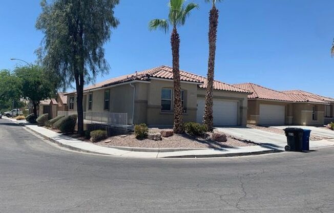 Single-Story 4-Bedroom Home on a Corner Lot in North Las Vegas