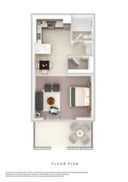 Studio, 1 bath, 400 sqft, $965