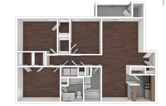 3 beds, 2 baths, 1,243 sqft, $1,600