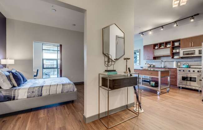 Open Bedroom Concept at Equinox, Seattle
