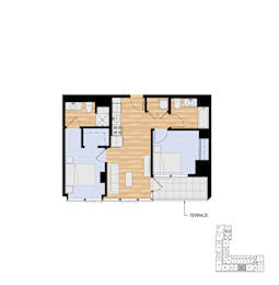 2 beds, 2 baths, 757 sqft, $2,249