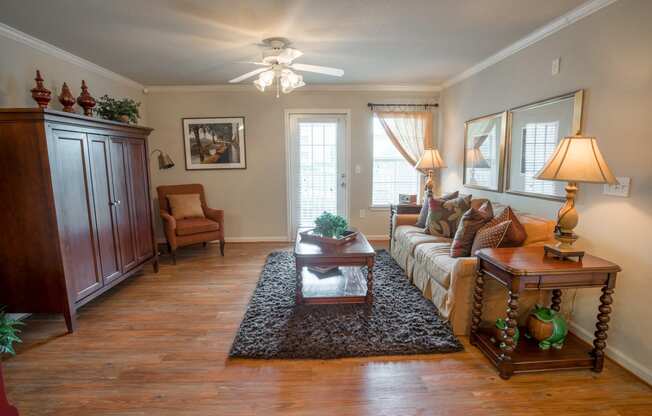 Living Room at Verandas at Taylor Oaks Apartments in Montgomery, AL