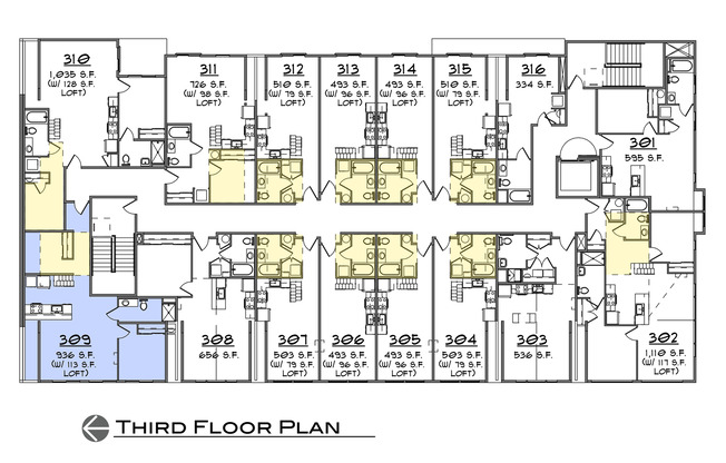 2 beds, 1 bath, 932 sqft, $3,195, Unit 309