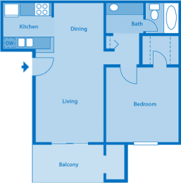 1 bed, 1 bath, 650 sqft, $789