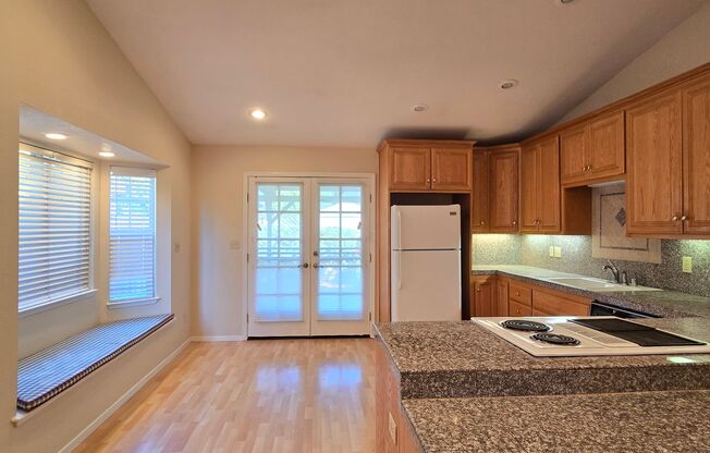 Single Family Home, Remodeled Inside and Out, Corner Lot, Vaulted Ceilings, New Carpet, Fireplace!