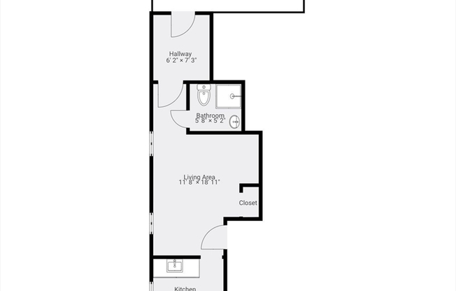 1 bed, 1 bath, 350 sqft, $2,000, Unit 8