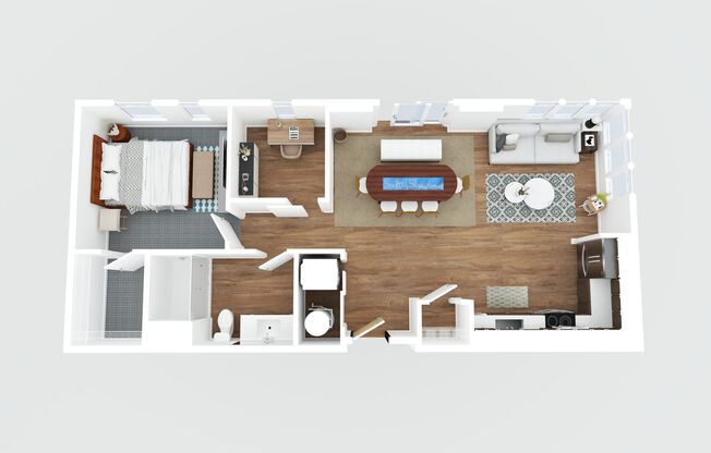 1 bed, 1 bath, 803 sqft, $1,695, Unit 110 W Beall #502