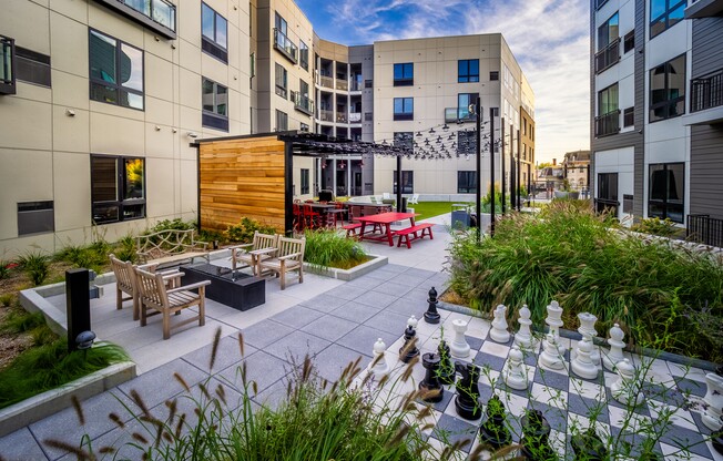 Center Square Lofts Courtyard