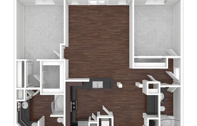 2 beds, 2 baths, 1,344 sqft, $1,750