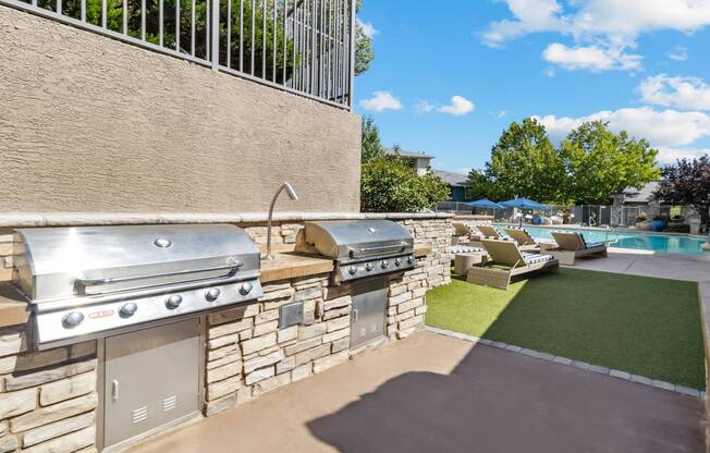 grills by pool
