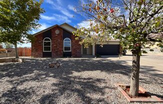 3 Bedroom Single Story Home Available In Enchanted Hills Near Paseo Del Volcan and Enchanted Hills Blvd NE!