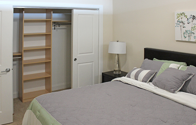 Built-In Shelving In Closet at Residences at Halle, Cleveland