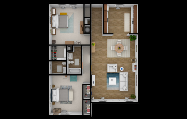 2 beds, 1.5 baths, 800 sqft, $919, Unit 249