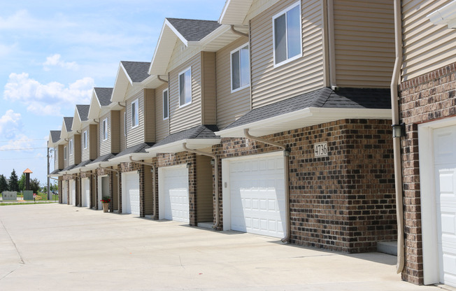 townhome, row home, exterior