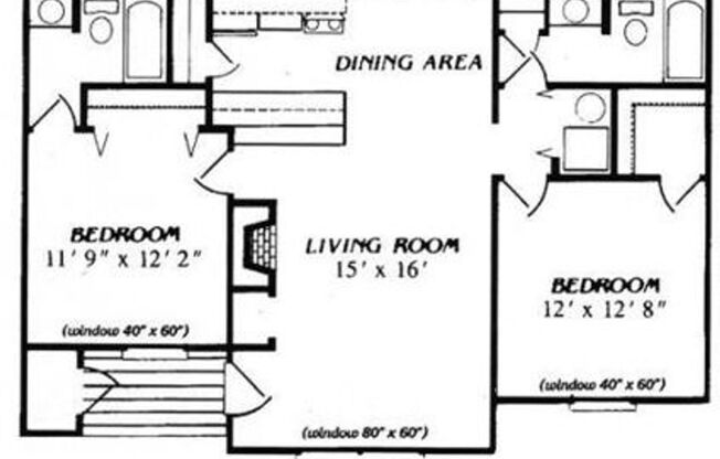 2 beds, 2 baths, 912 sqft, $1,278, Unit 1904KS