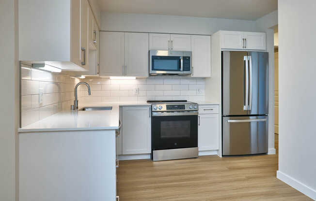 Kitchen with Stainless Steel Appliances