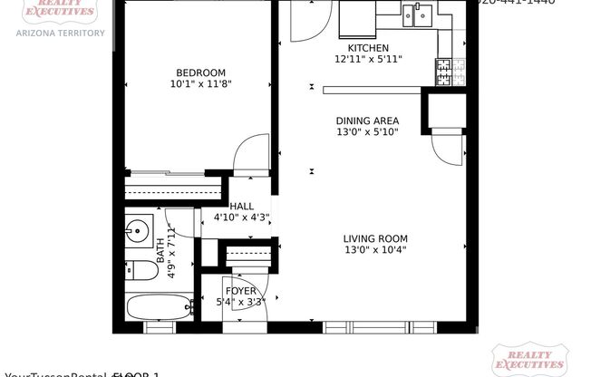 1 bed, 1 bath, 600 sqft, $795, Unit 09