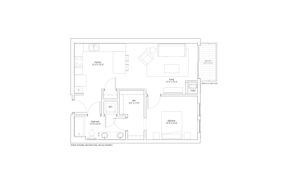 1 bed, 1 bath, 744 sqft, $1,760