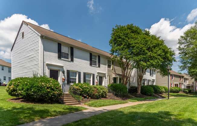 The Village at Horsepen townhome apartment exterior