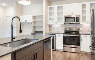 Kitchen with Stainless Steel Appliances