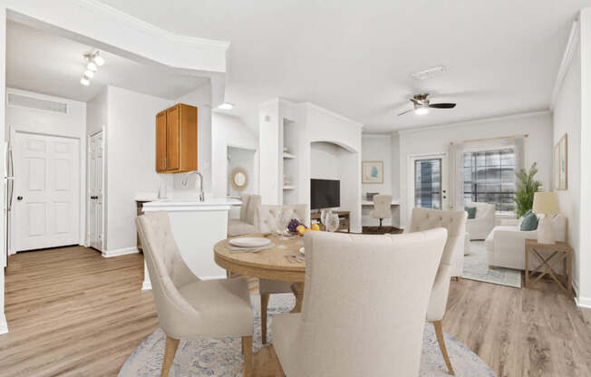 Open-concept apartment layout at Ballantrae apartments, Sanford, Florida